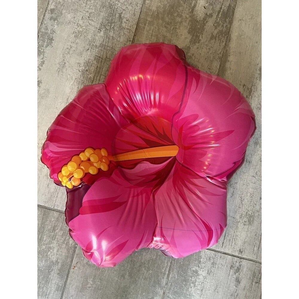 Tropical Hawaiian Party Decoration Set Inflatable Floats Drink Markers Beverage